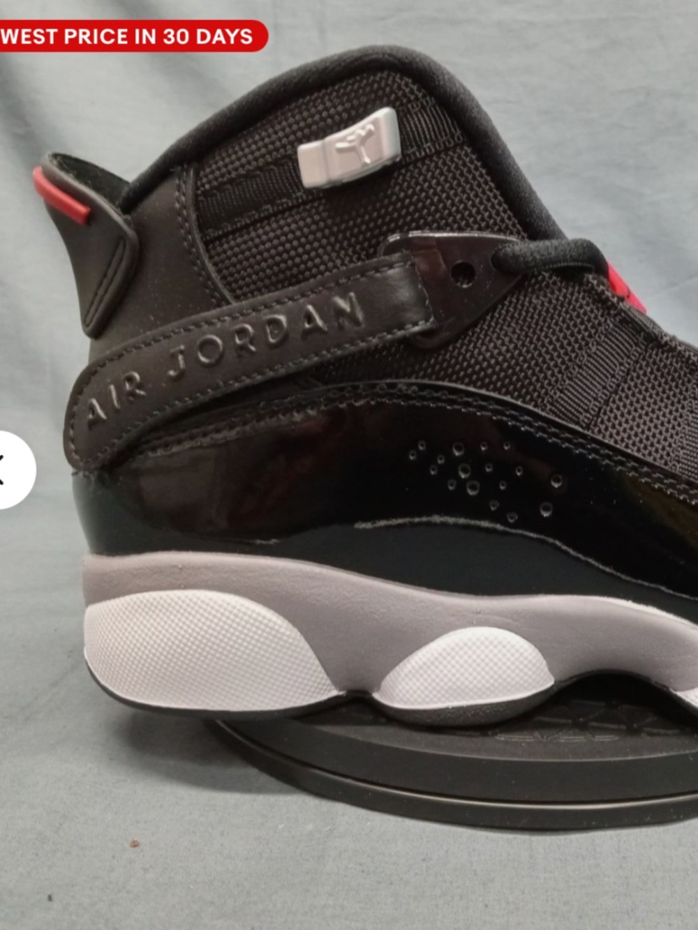 Jordan 6 Rings Black White Gym Red (GS) - UK 5 NWT - Picture 6 of 7
